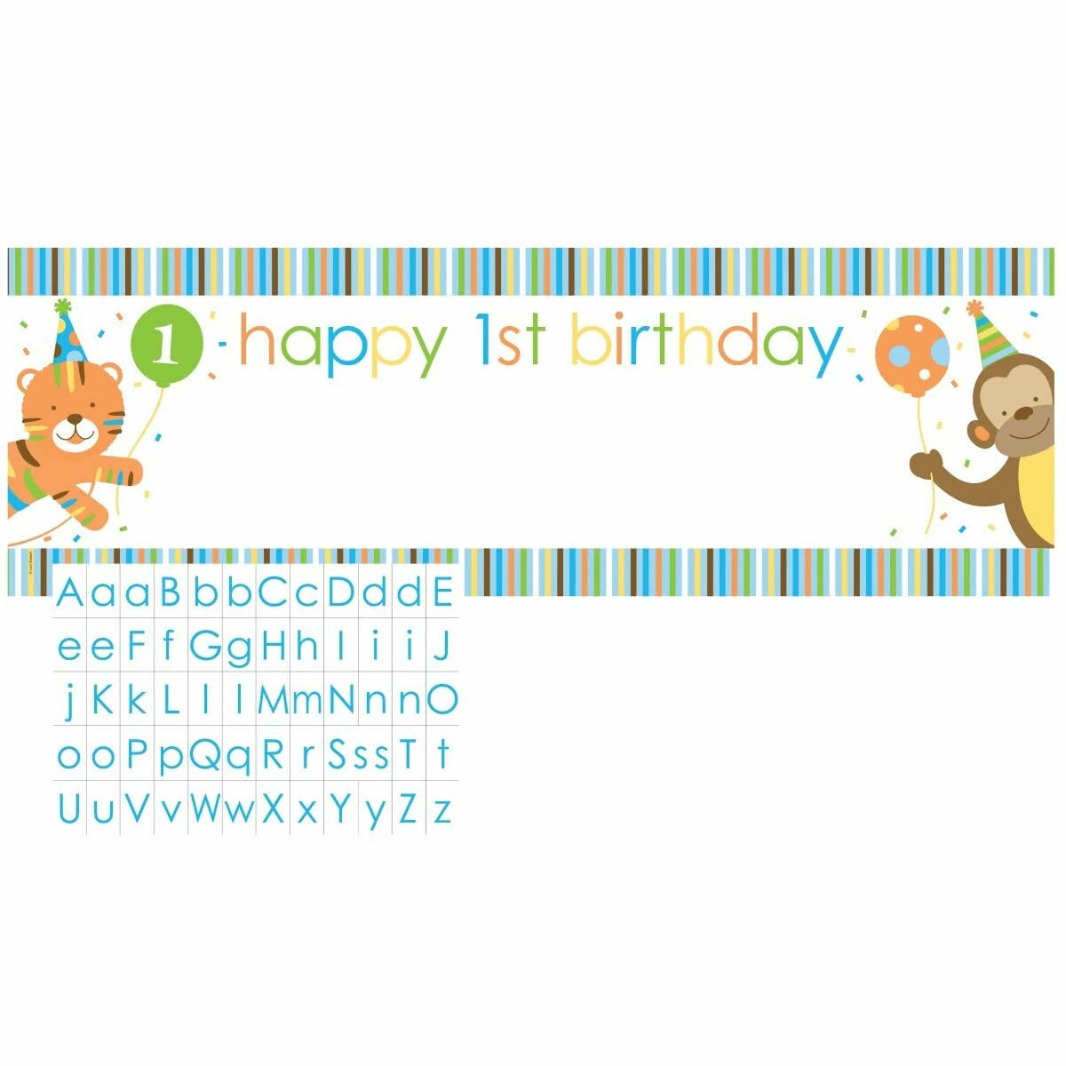 Sweet At One Boy Giant Party Banner