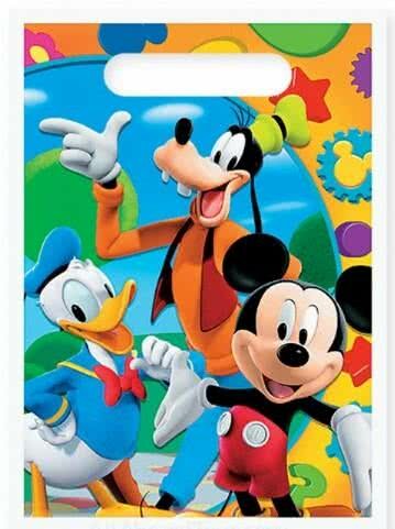 Mickey Mouse Lolly/Treat Bags (Pack of 8)