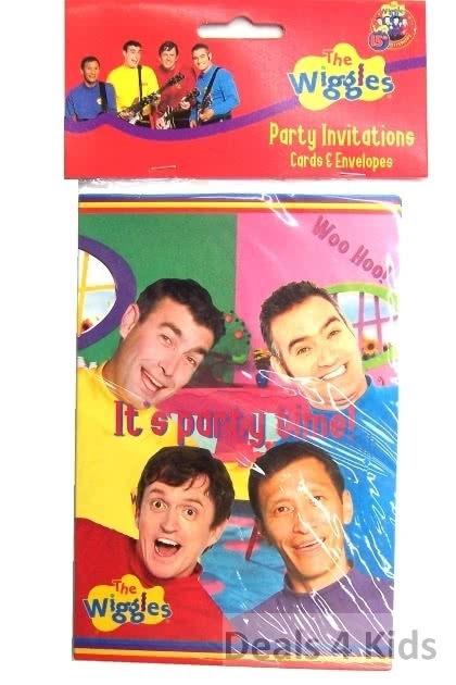 The Wiggles Party Invitations (Pack of 8)