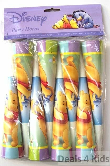 Winnie The Pooh Party Blowers (Pack of 8)