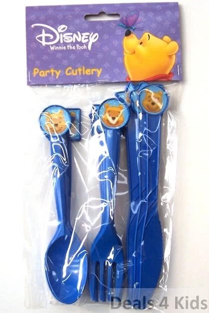 Winnie The Pooh Party Cutlery (Pack of 12)