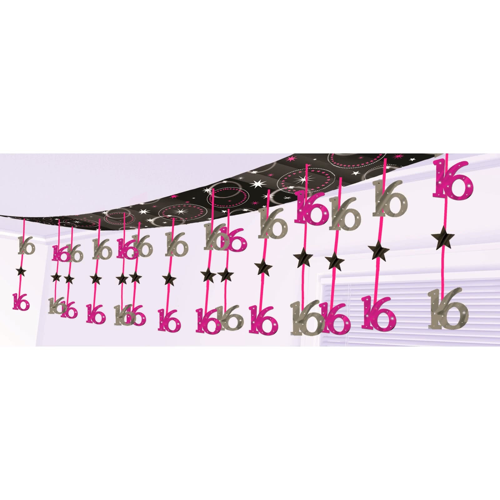 Sweet Sixteen 16th Birthday Ceiling Decoration