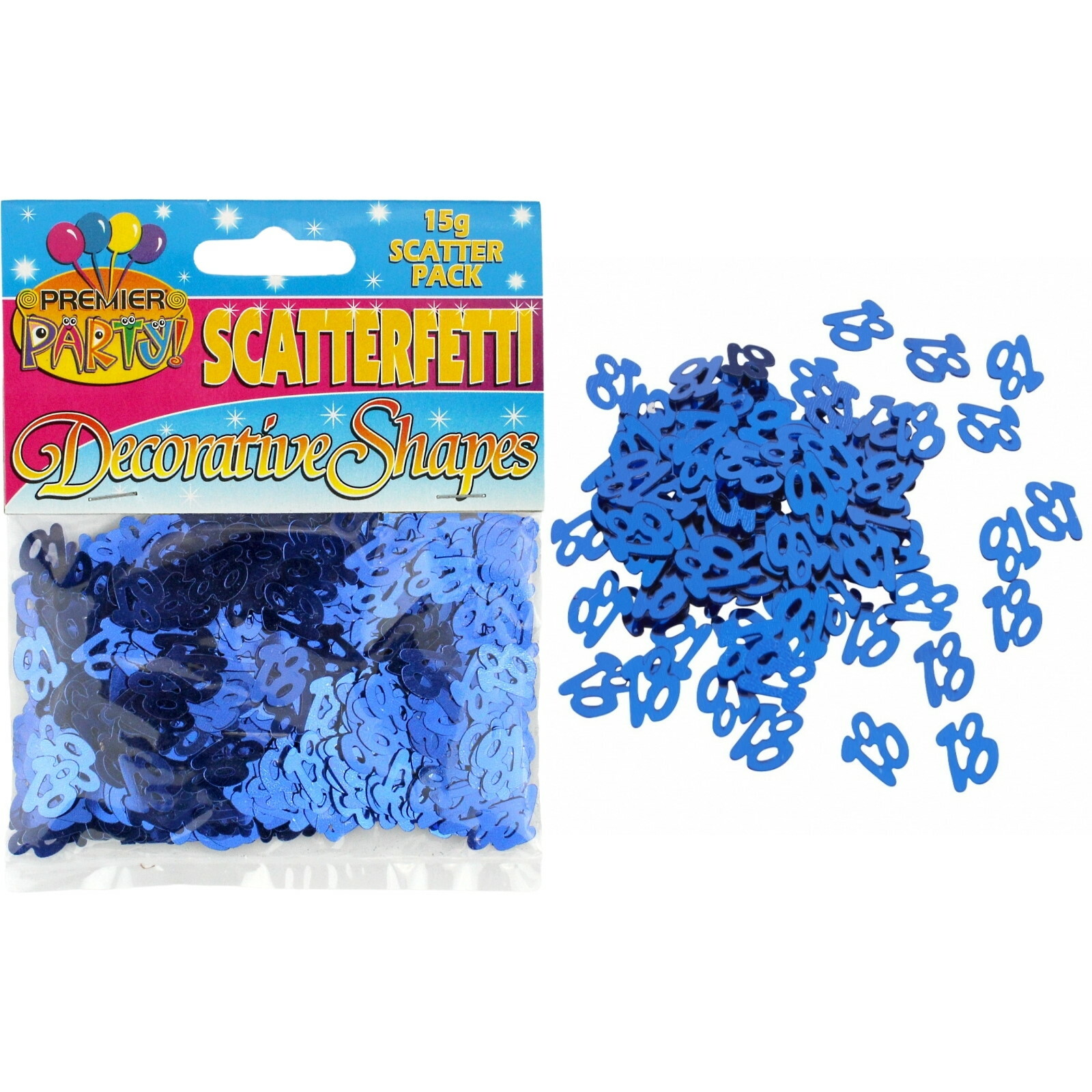 Royal Blue 18th Birthday Confetti/Table Scatters