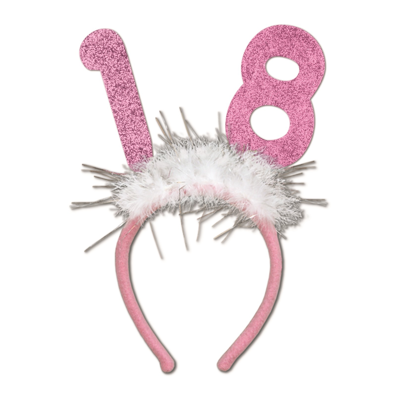 Glittered Pink Headband 18