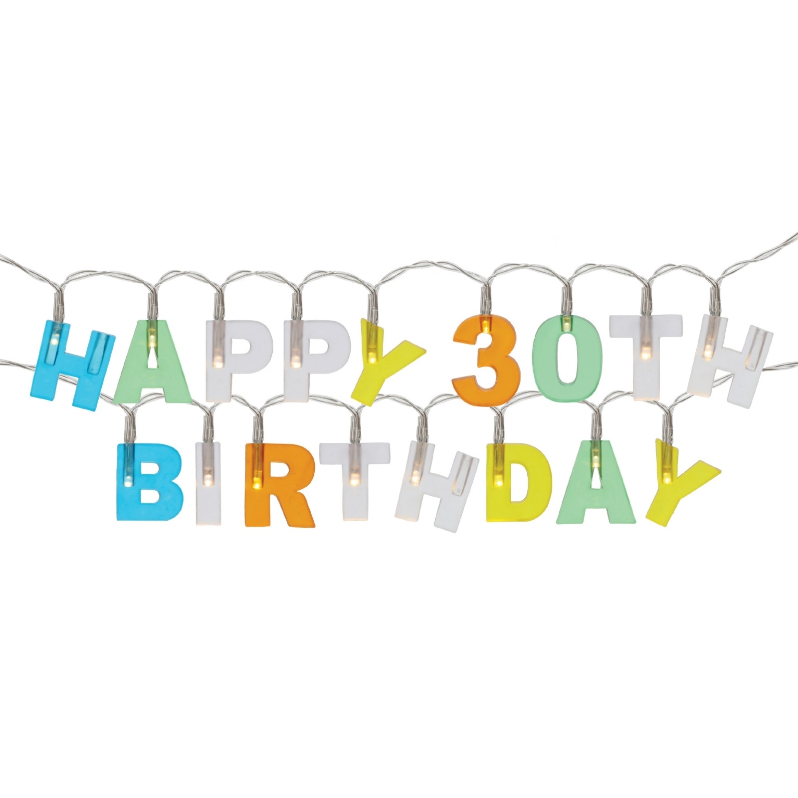 Happy 30th Birthday Party Lights