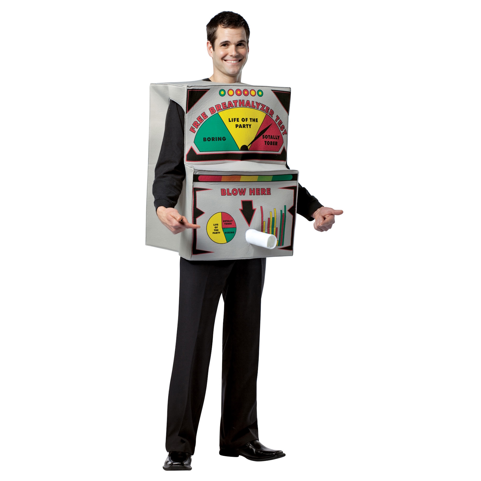 Adult Breathalyzer Costume Standard One Size