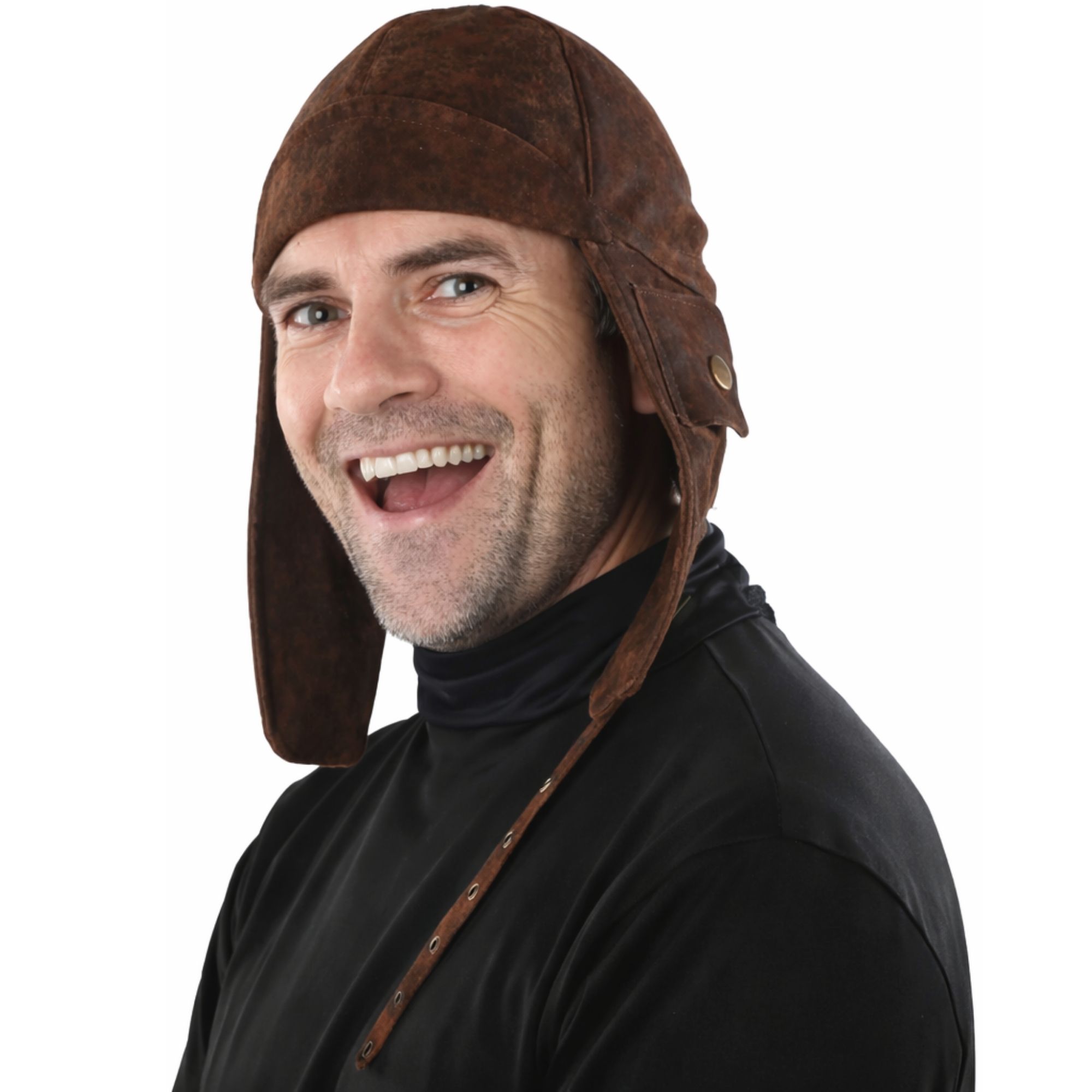 Adult Brown Aviator Hat
