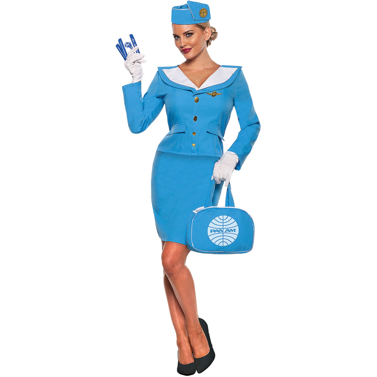 PAN AM Air Stewardess Women's Costume