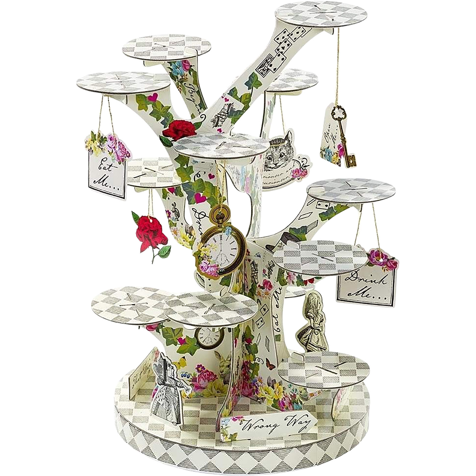Talking Tables Alice In Wonderland Tree Shaped Treat Stand 