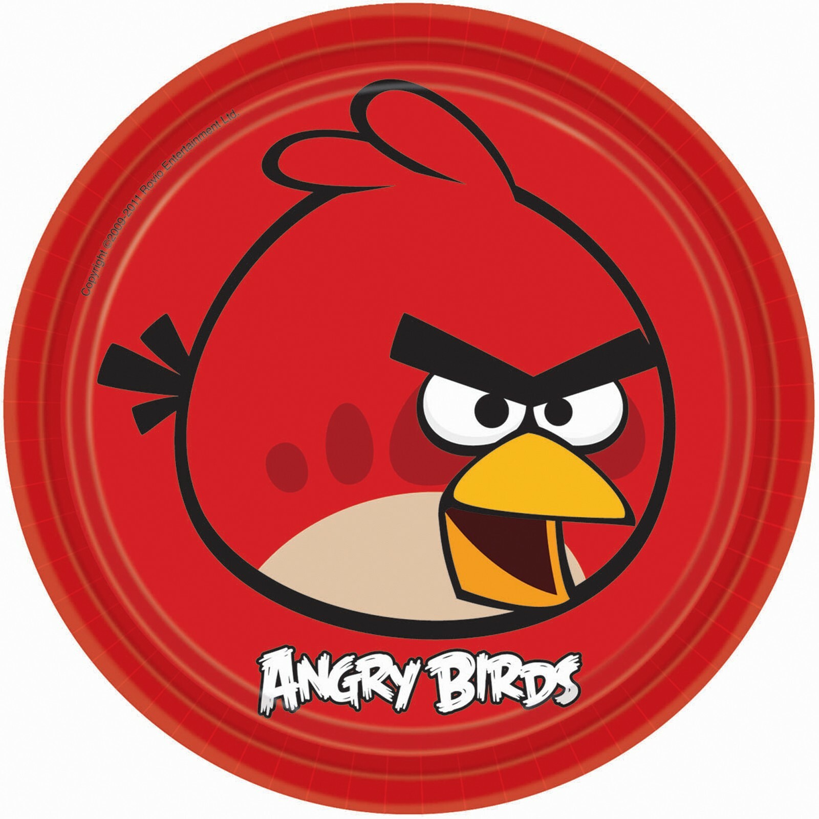 Angry Birds Large Paper Plates (Pack of 8)