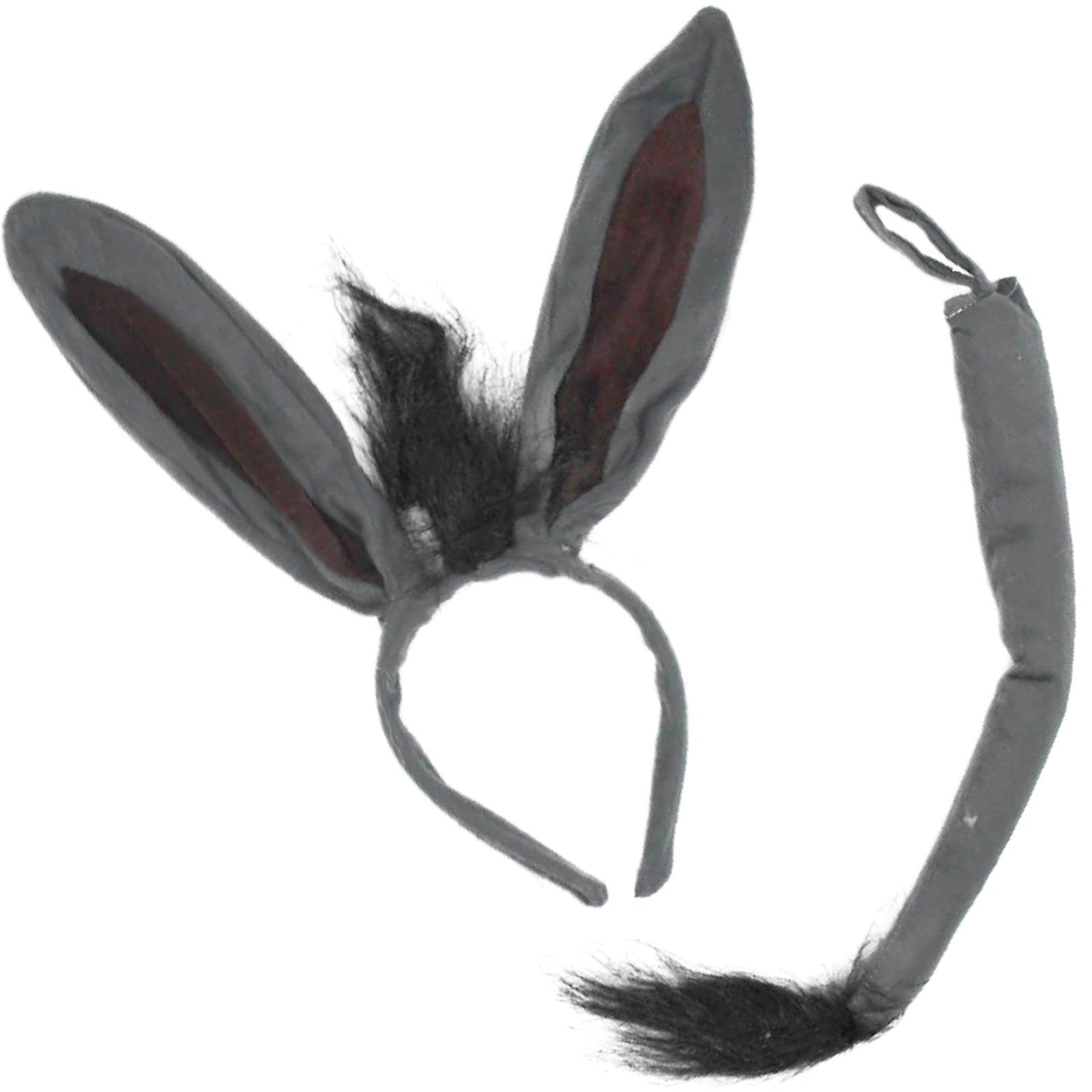 Donkey Ears and Tail Costume Set
