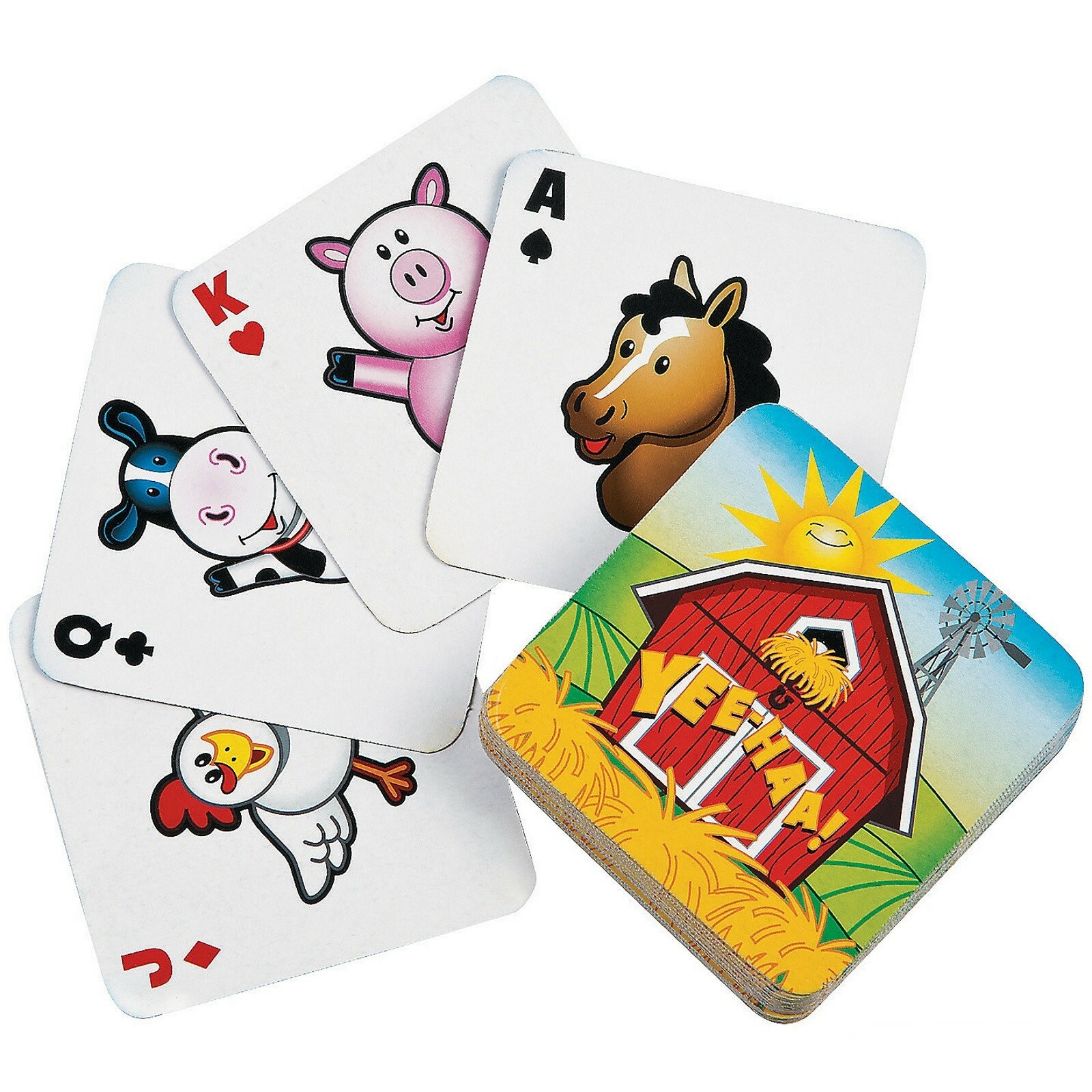 Farm Animal Playing Cards (Pack of 12) 