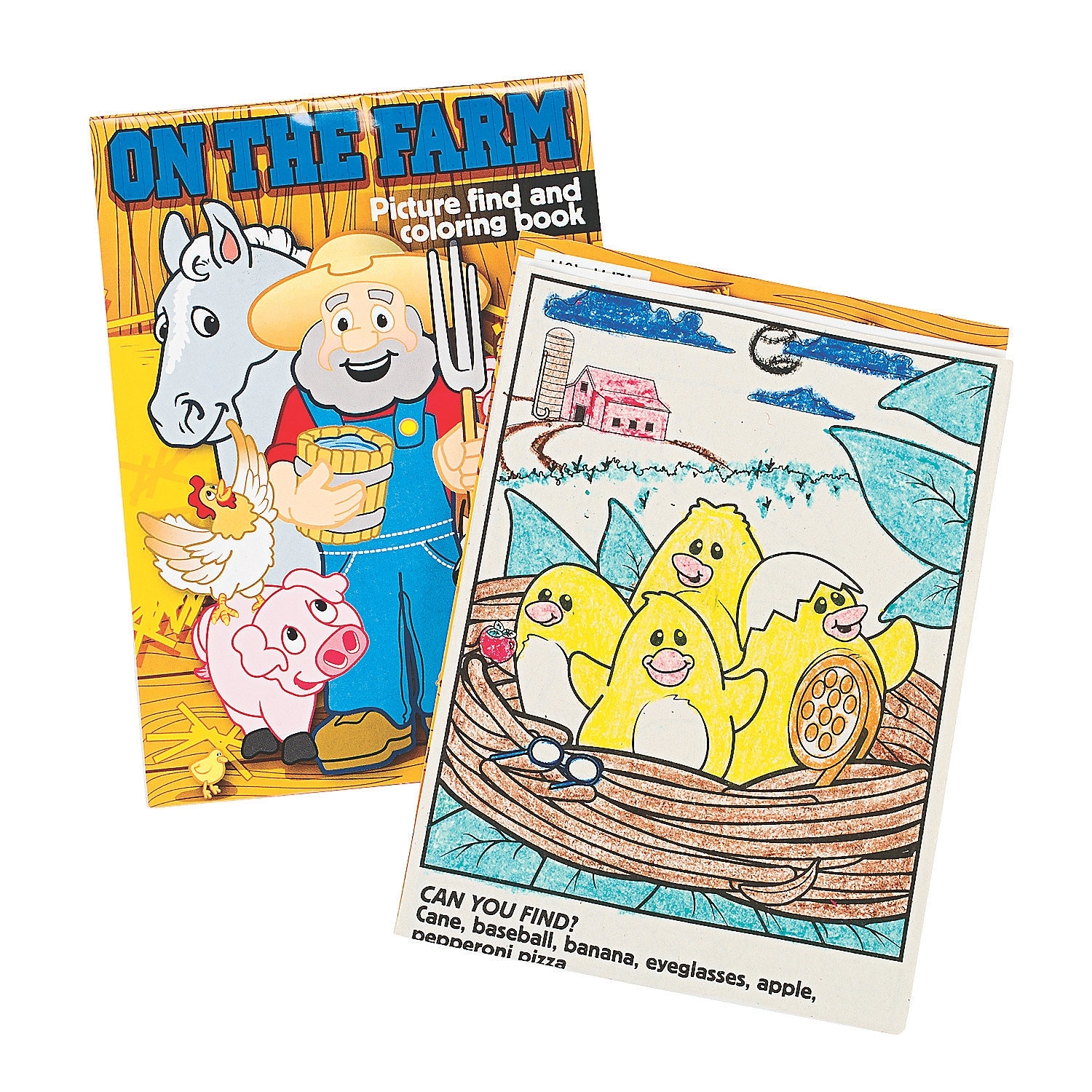 On The Farm Colouring and Activity Pads (Pack of 12)