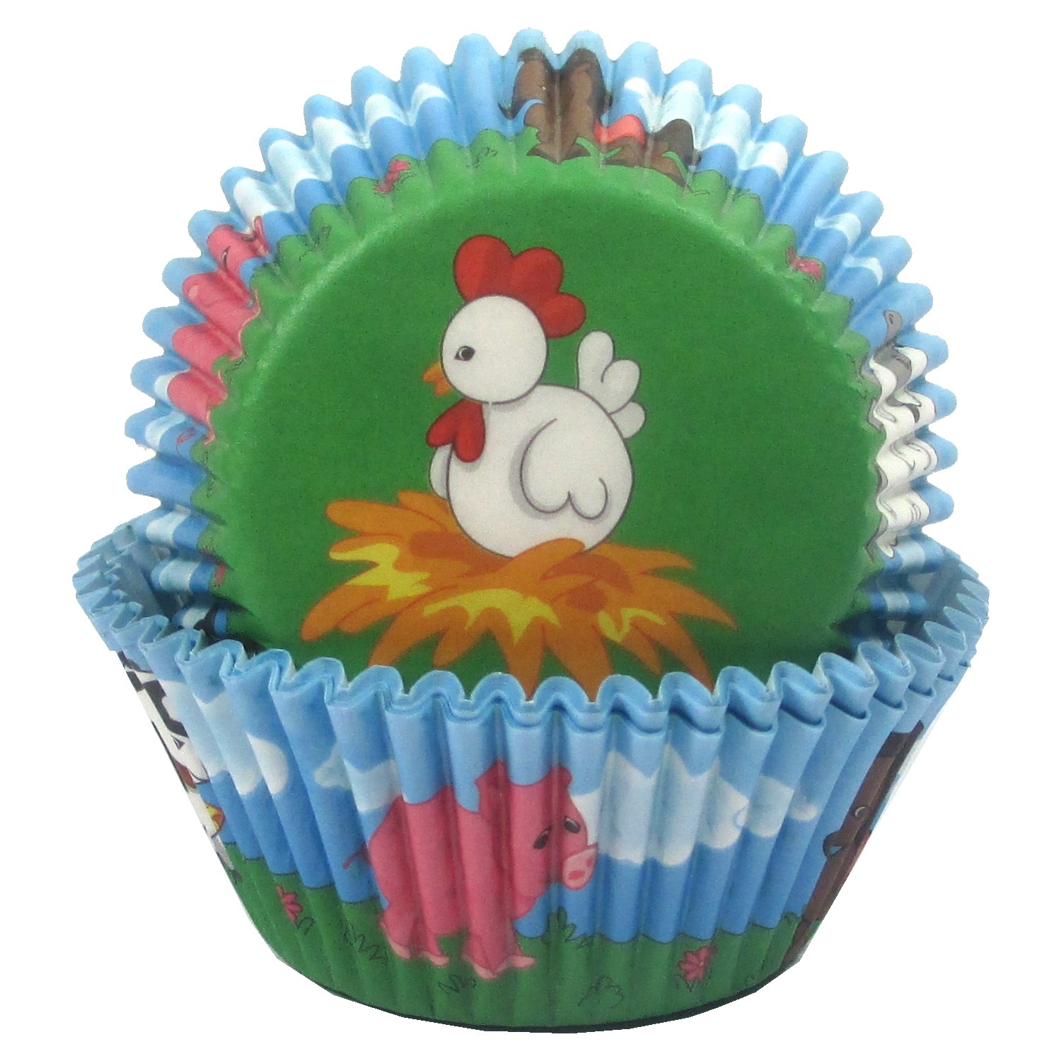 Farm Animal Cupcake Baking Cups (Pack of 50)