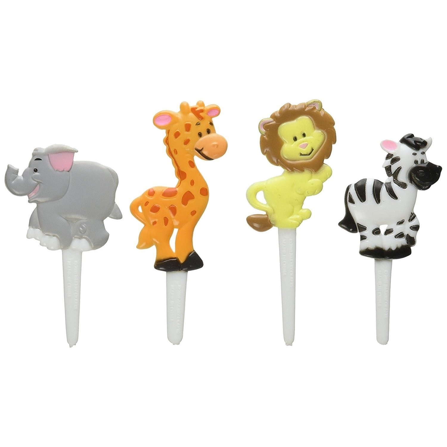 Zoo Animal Cupcake Picks (Pack of 12)