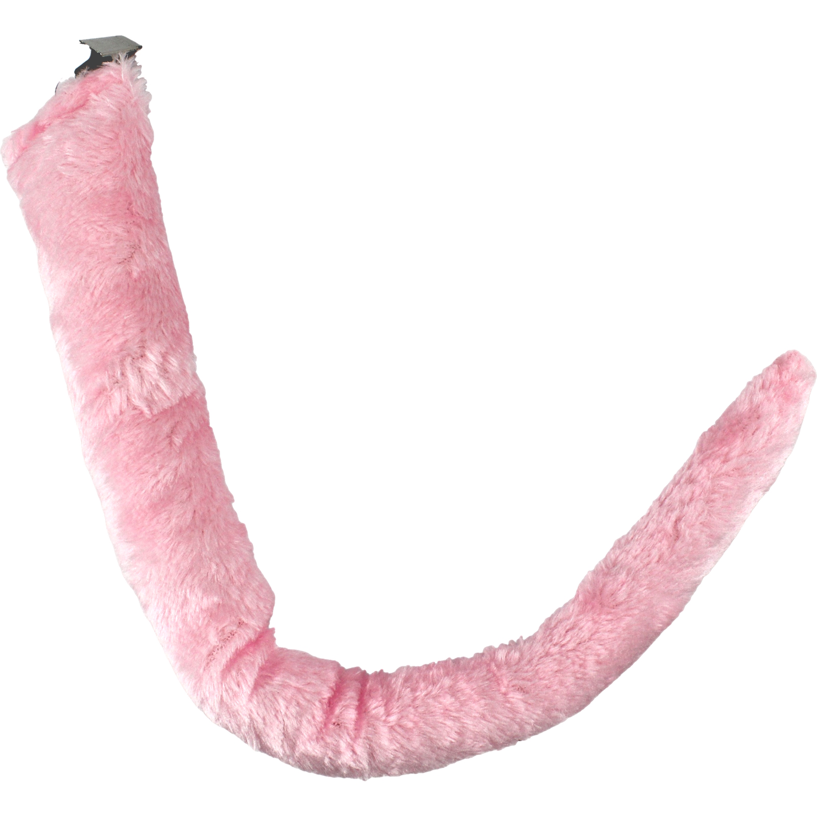 Plush Clip On Pink Animal Tail