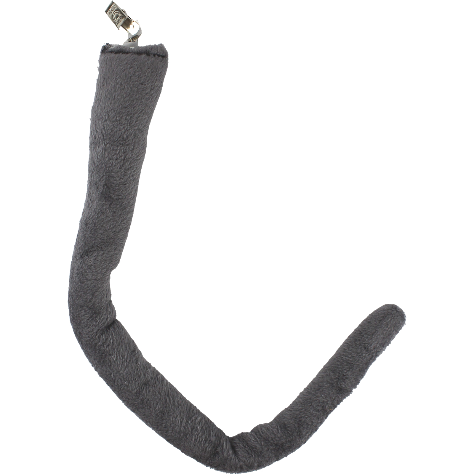 Plush Clip On Grey Animal Tail