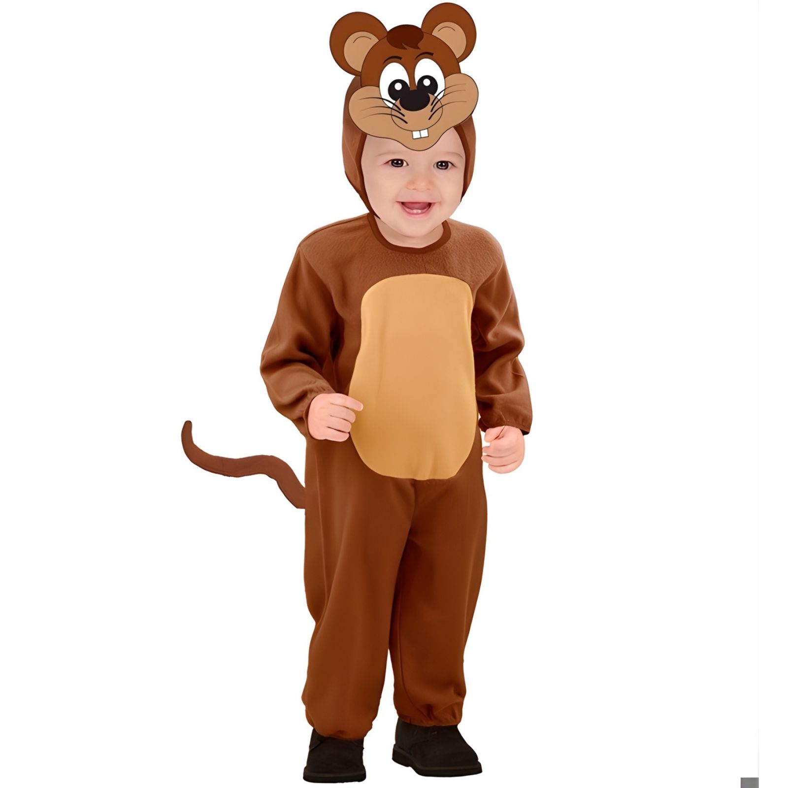 Kids Brown Mouse Costume 3-4 Years