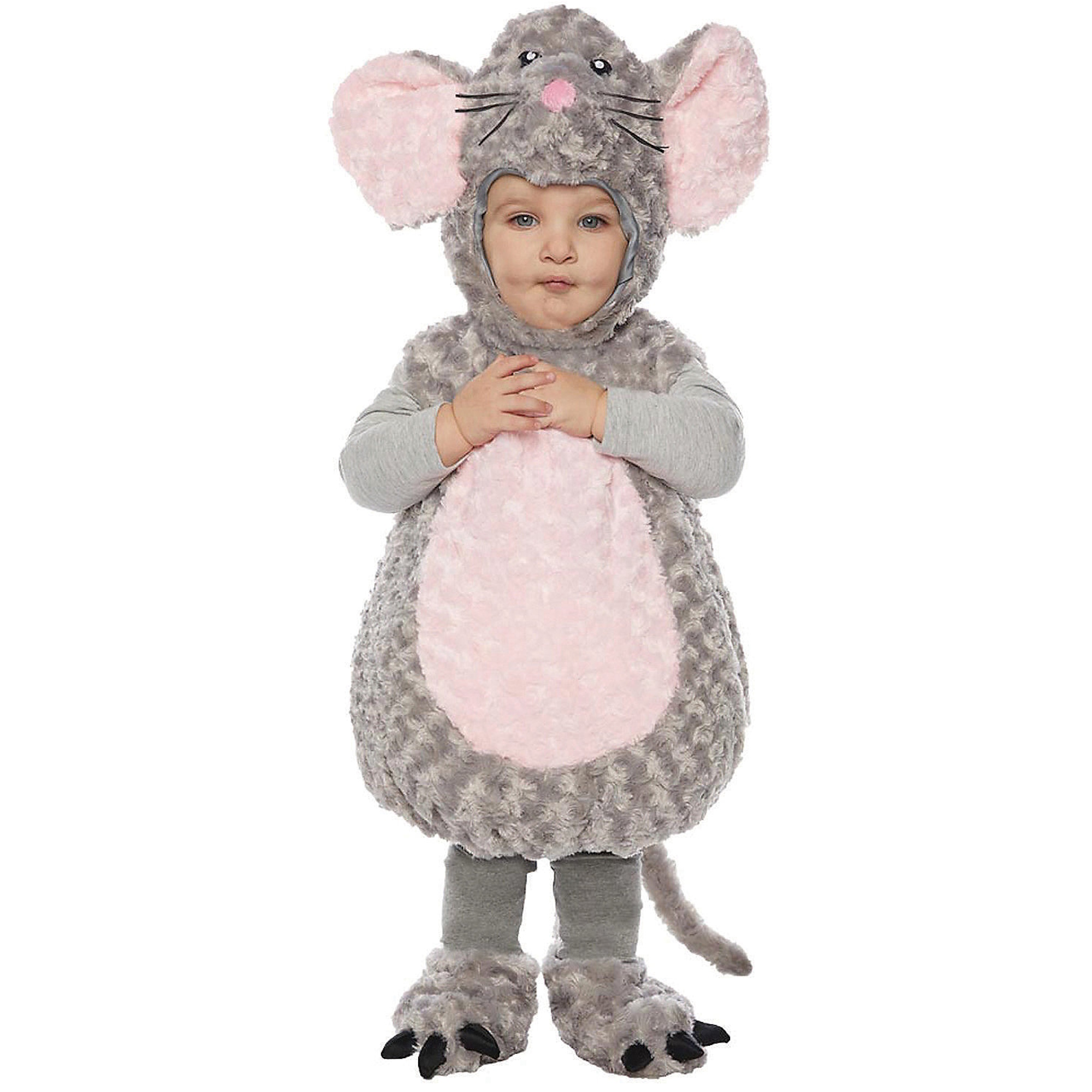 Little Grey Mouse Kids Costume 4-6 Years