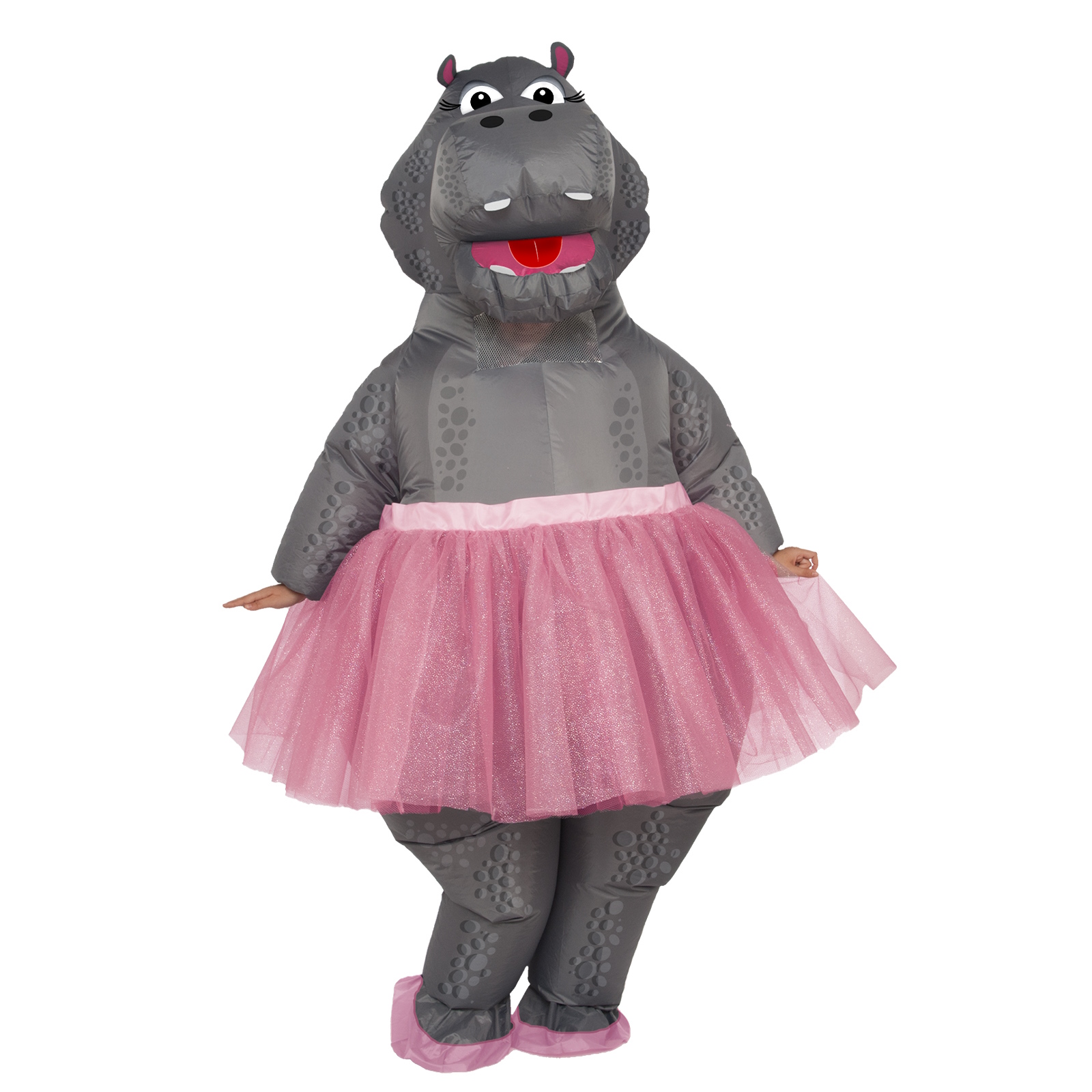 Inflatable Ballerina Hippo Adult Costume