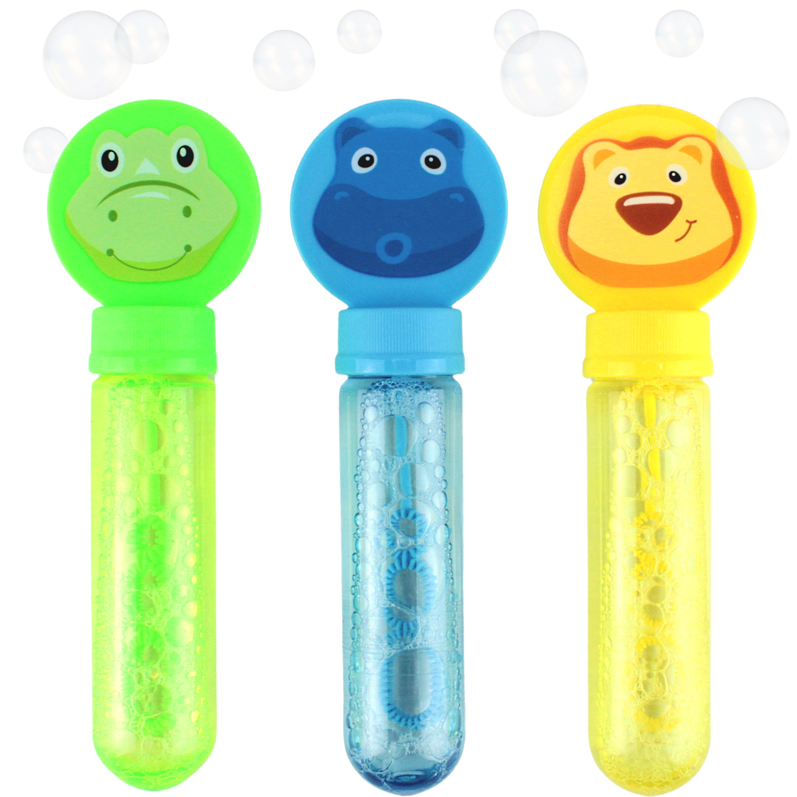 Safari Animal Bubble Wands (Pack of 3)