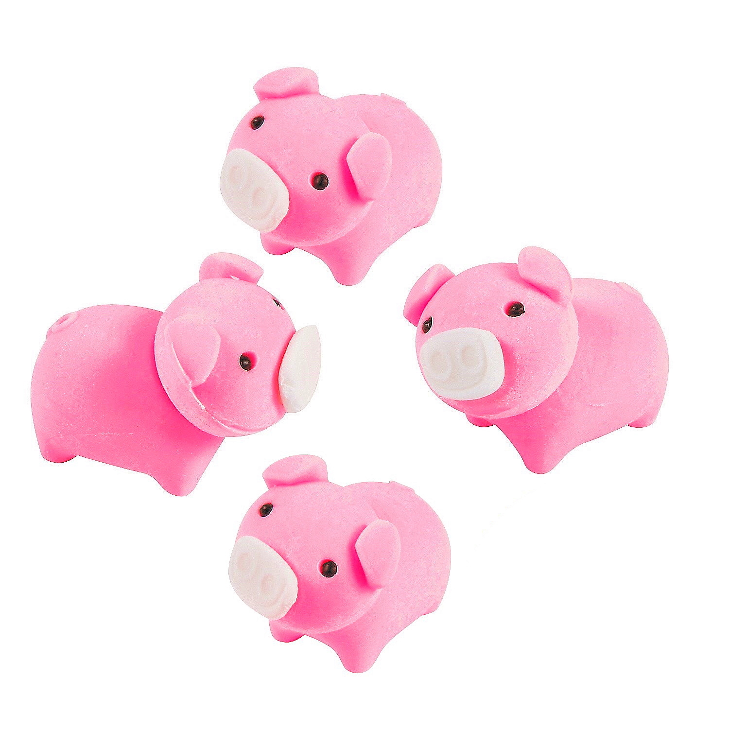 Mini Pig Erasers (Pack of 12)