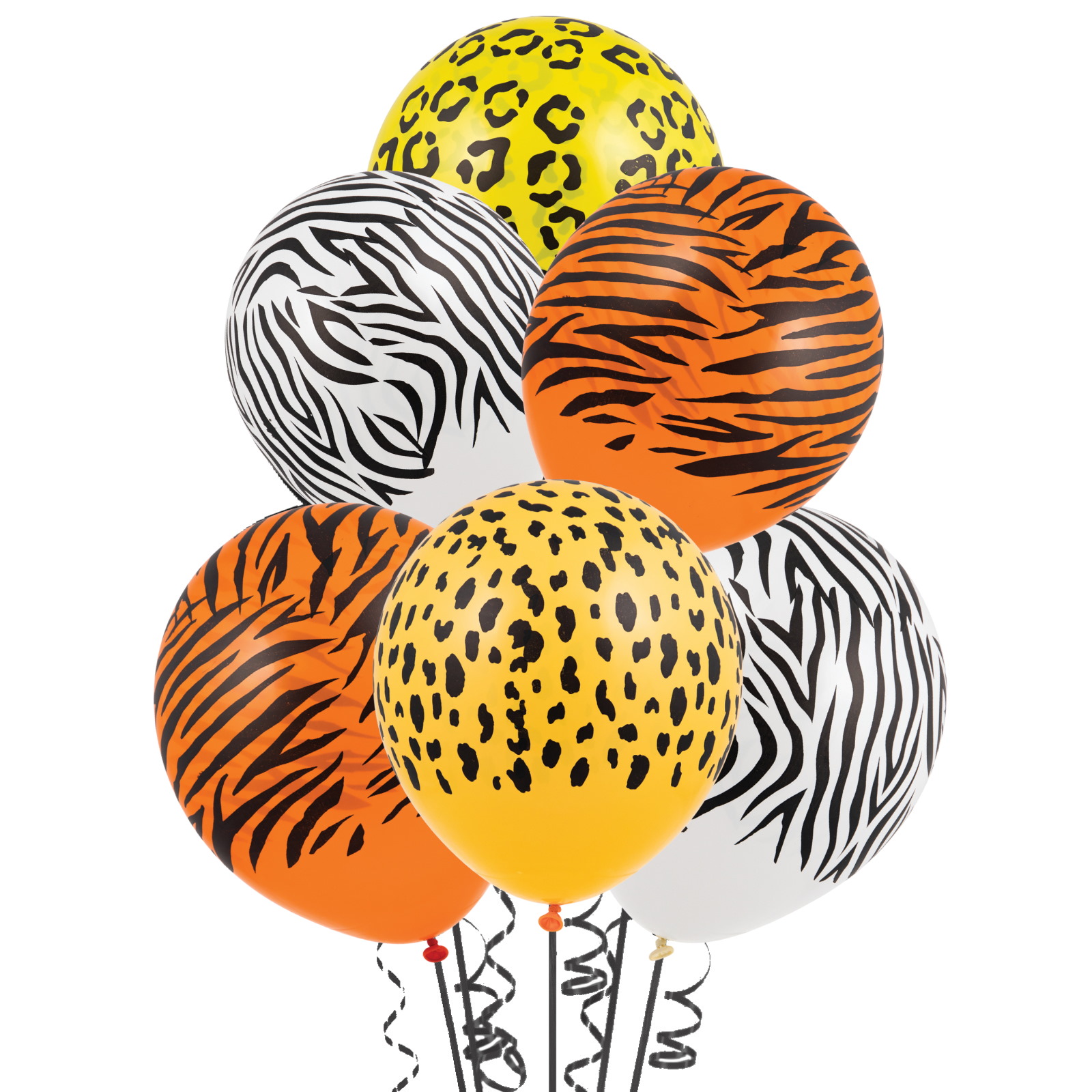 Party Animals Latex Balloons (Pack of 15)