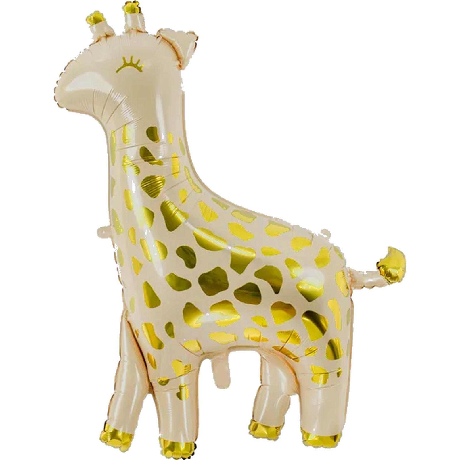 Walking Giraffe with Gold Accents Supershape Foil Balloon 102cm
