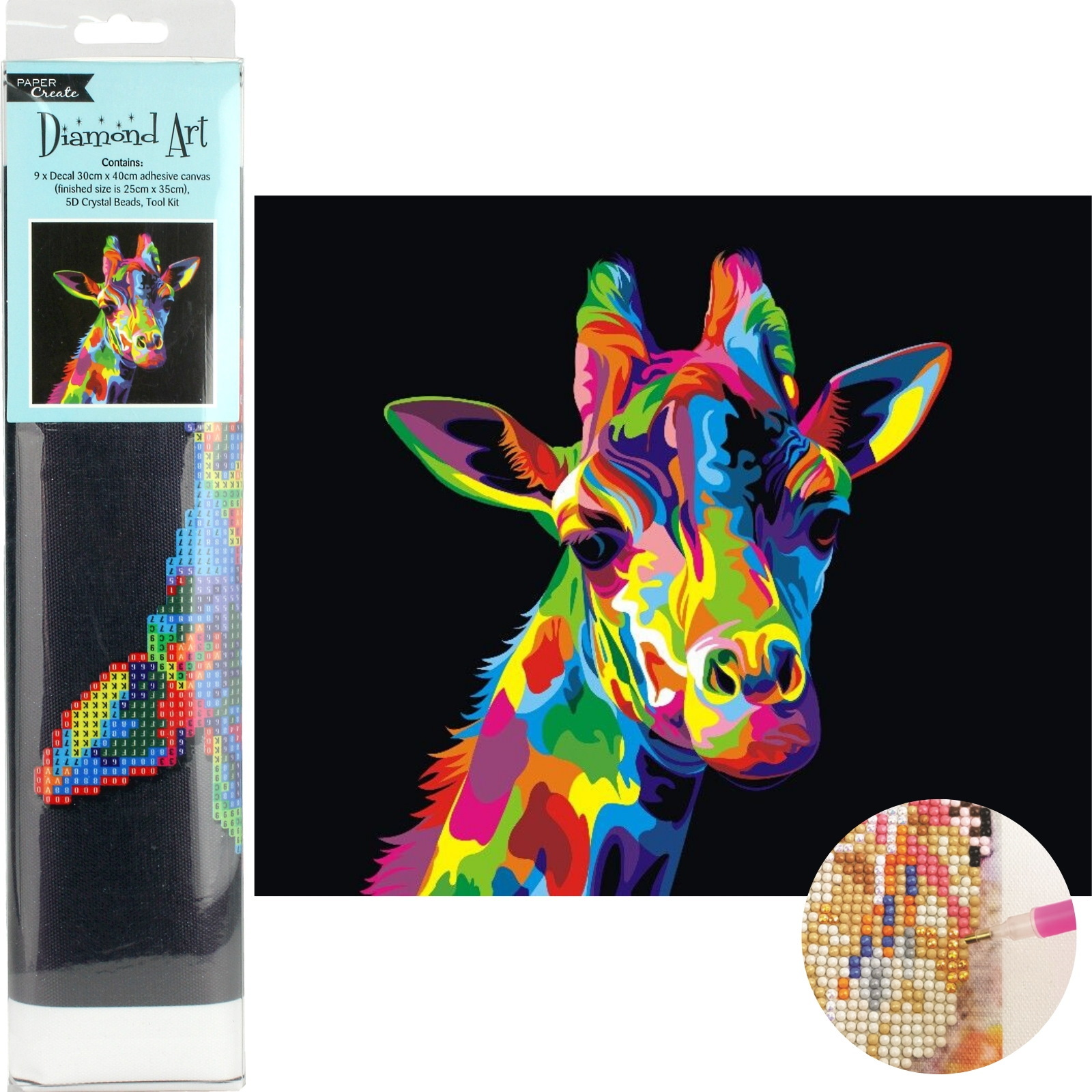 Diamond Art Kit Pop Art Giraffe