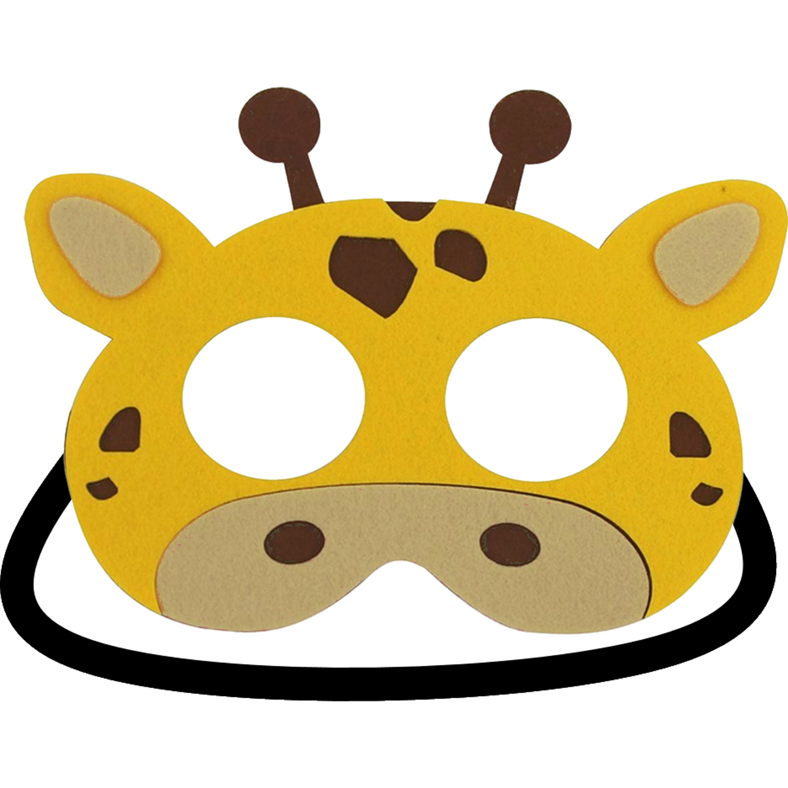 Felt Giraffe Mask