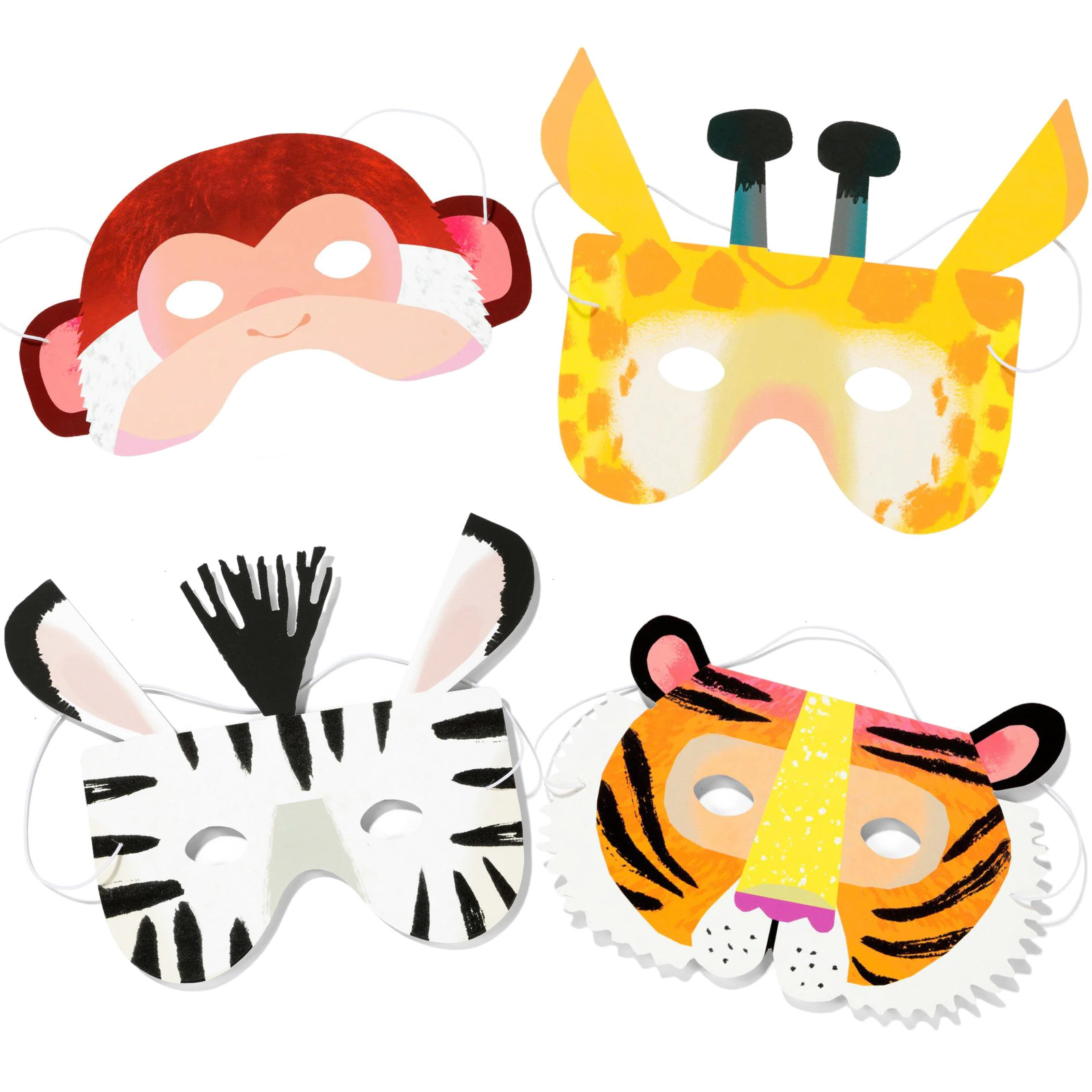 Talking Tables Party Animal Masks (Pack of 8)