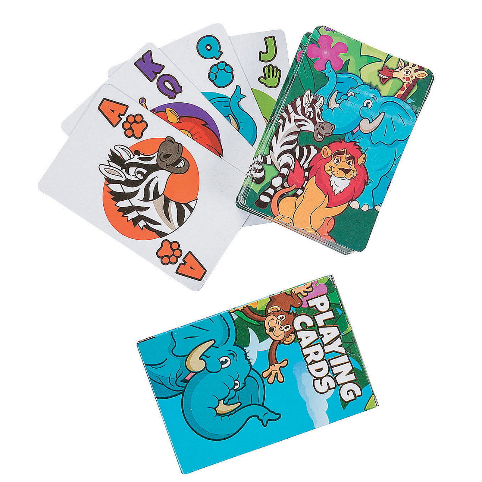 Jungle Animal Playing Cards (Pack of 12)