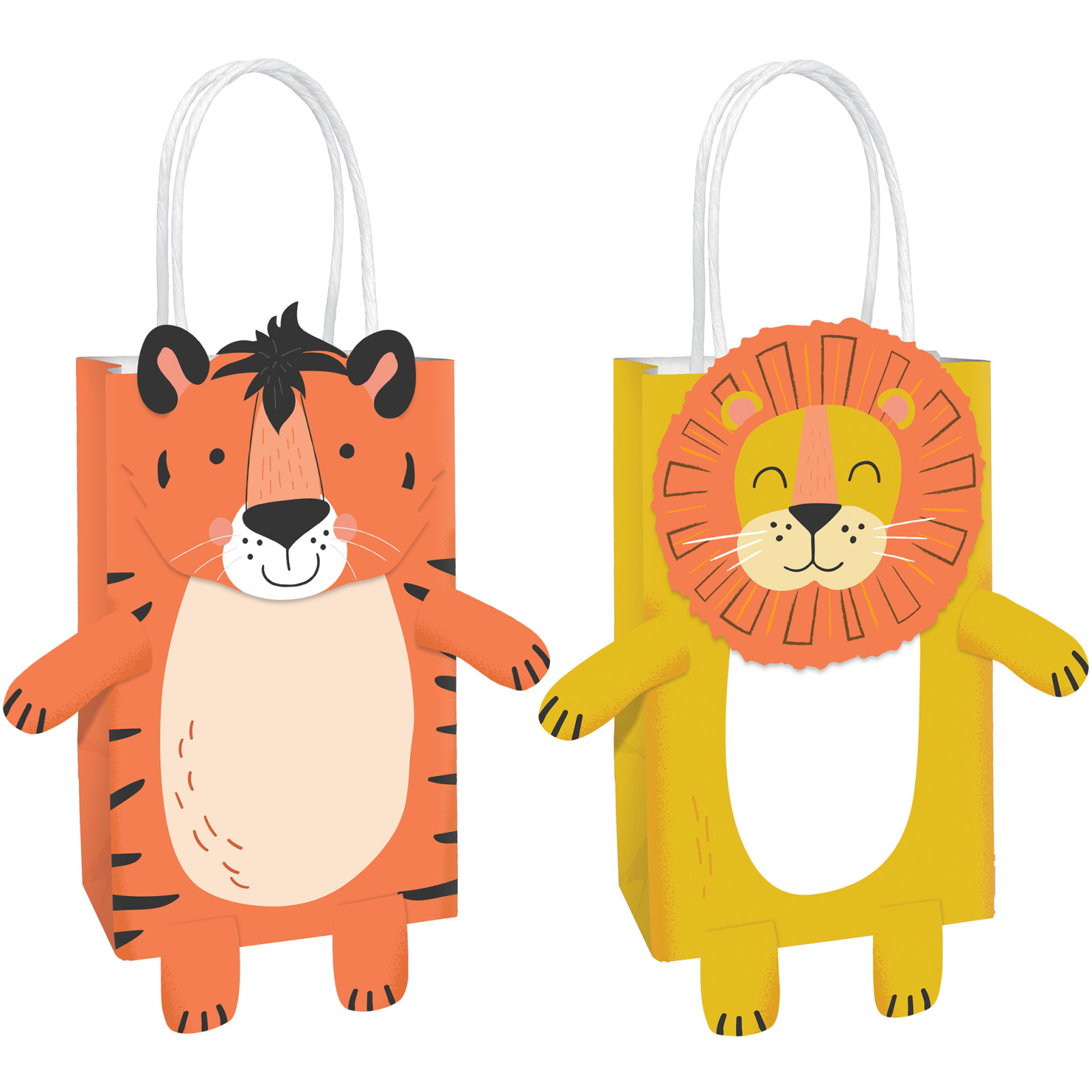 Get Wild Jungle Create Your Own Paper Gift Bags (Pack of 8)