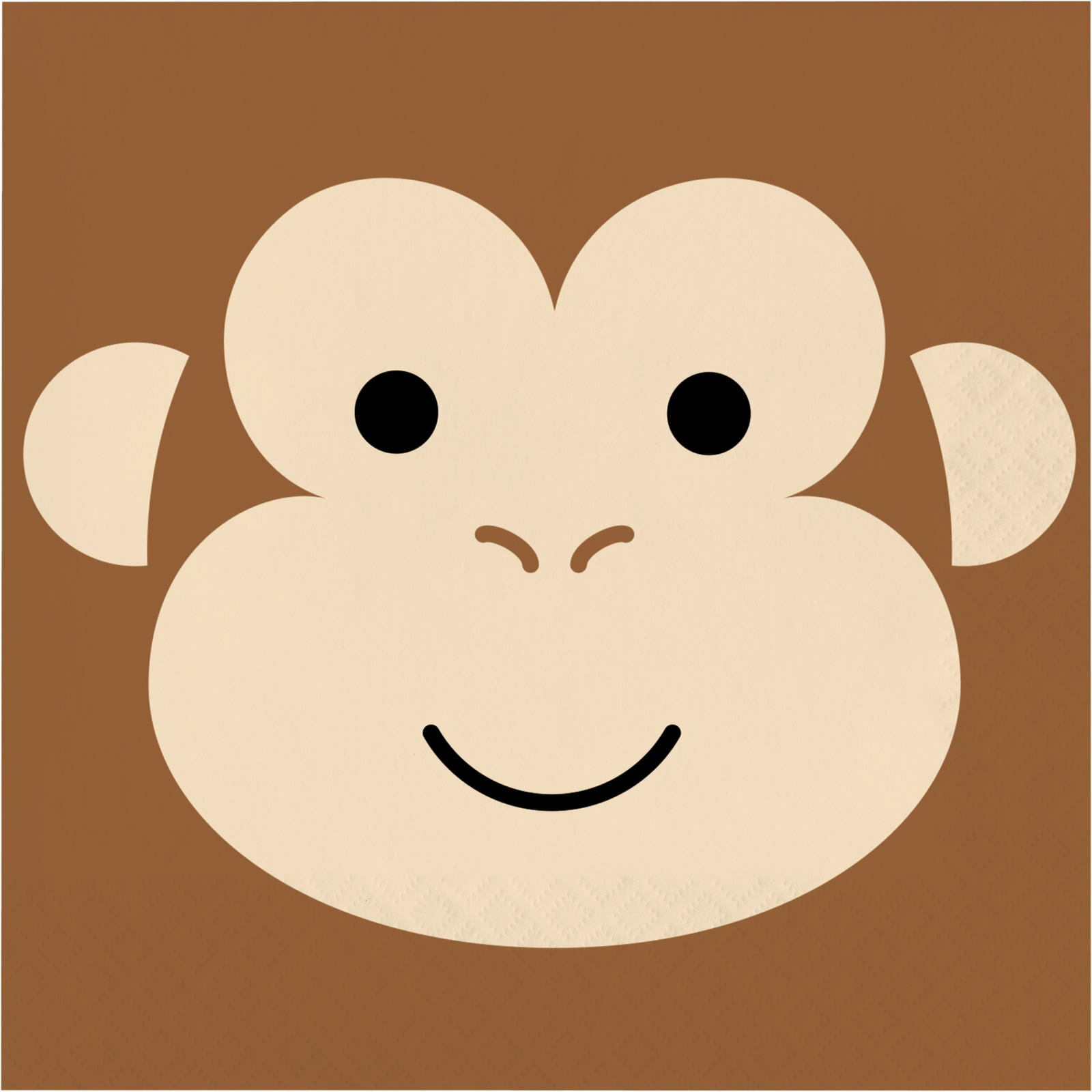 Monkey Face Large Napkins / Serviettes (Pack of 16)