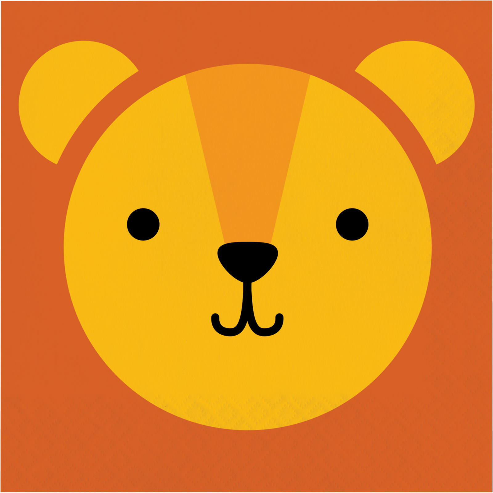 Lion Face Large Napkins / Serviettes (Pack of 16)