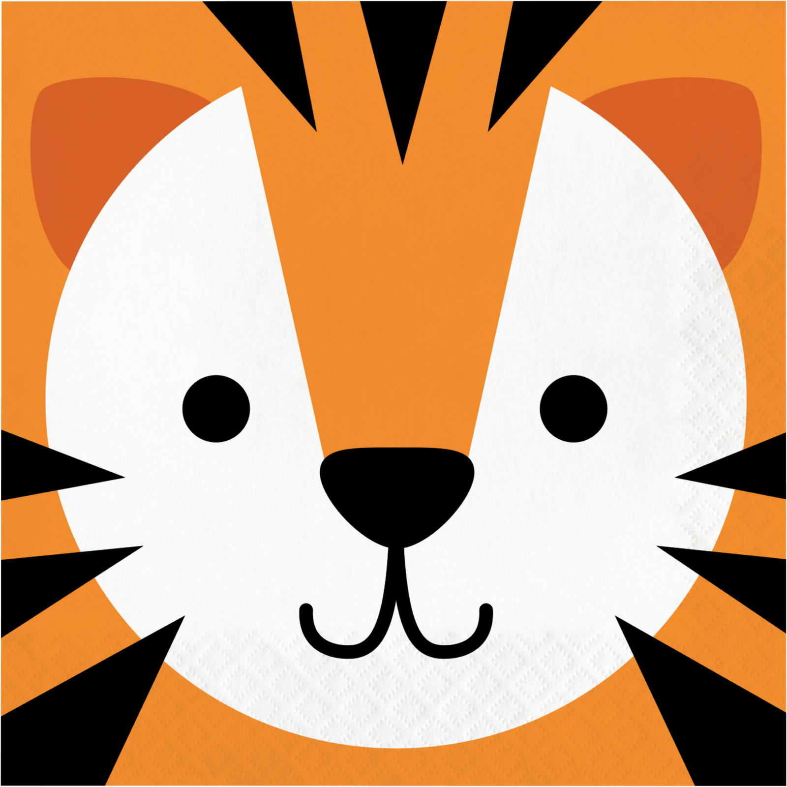 Tiger Face Large Napkins / Serviettes (Pack of 16)