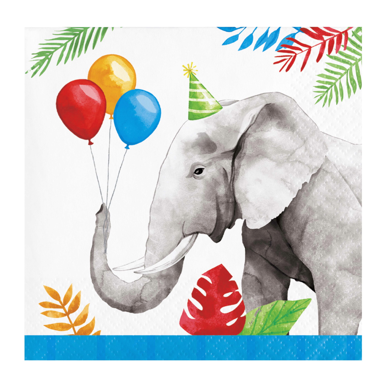 Party Animals Small Napkins / Serviettes (Pack of 16)