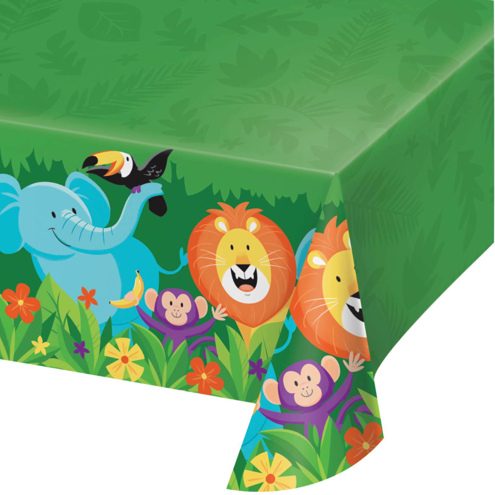 Jungle Safari Plastic Tablecloth