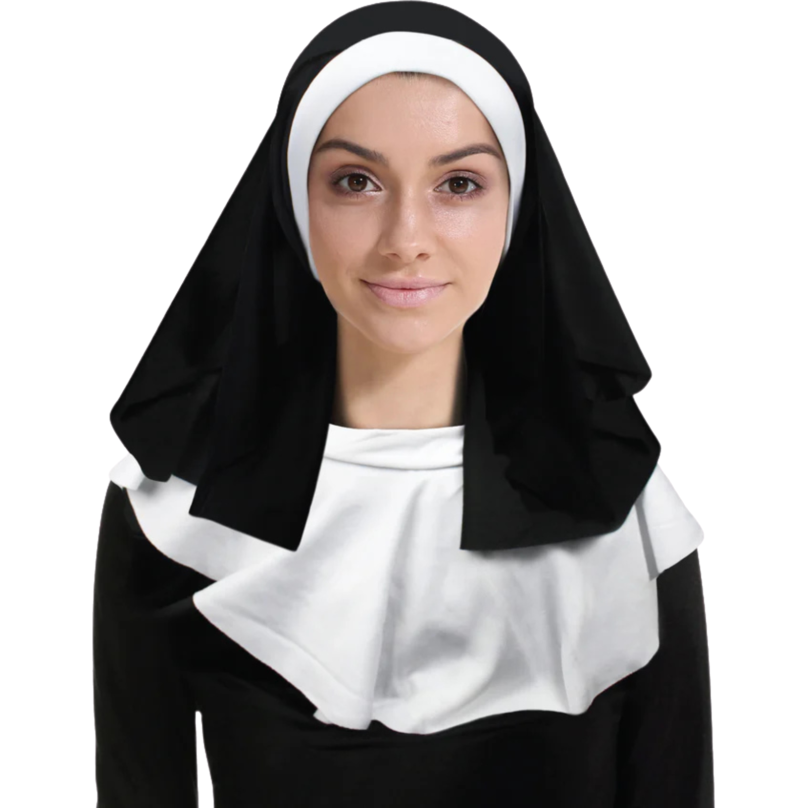 Nun Headpiece And Neckpiece Set