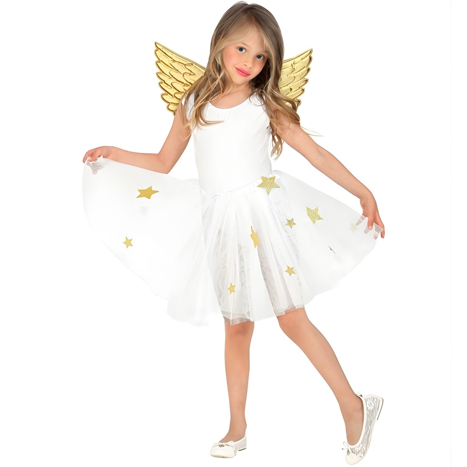 Gold Angel Wings and Tutu Set 