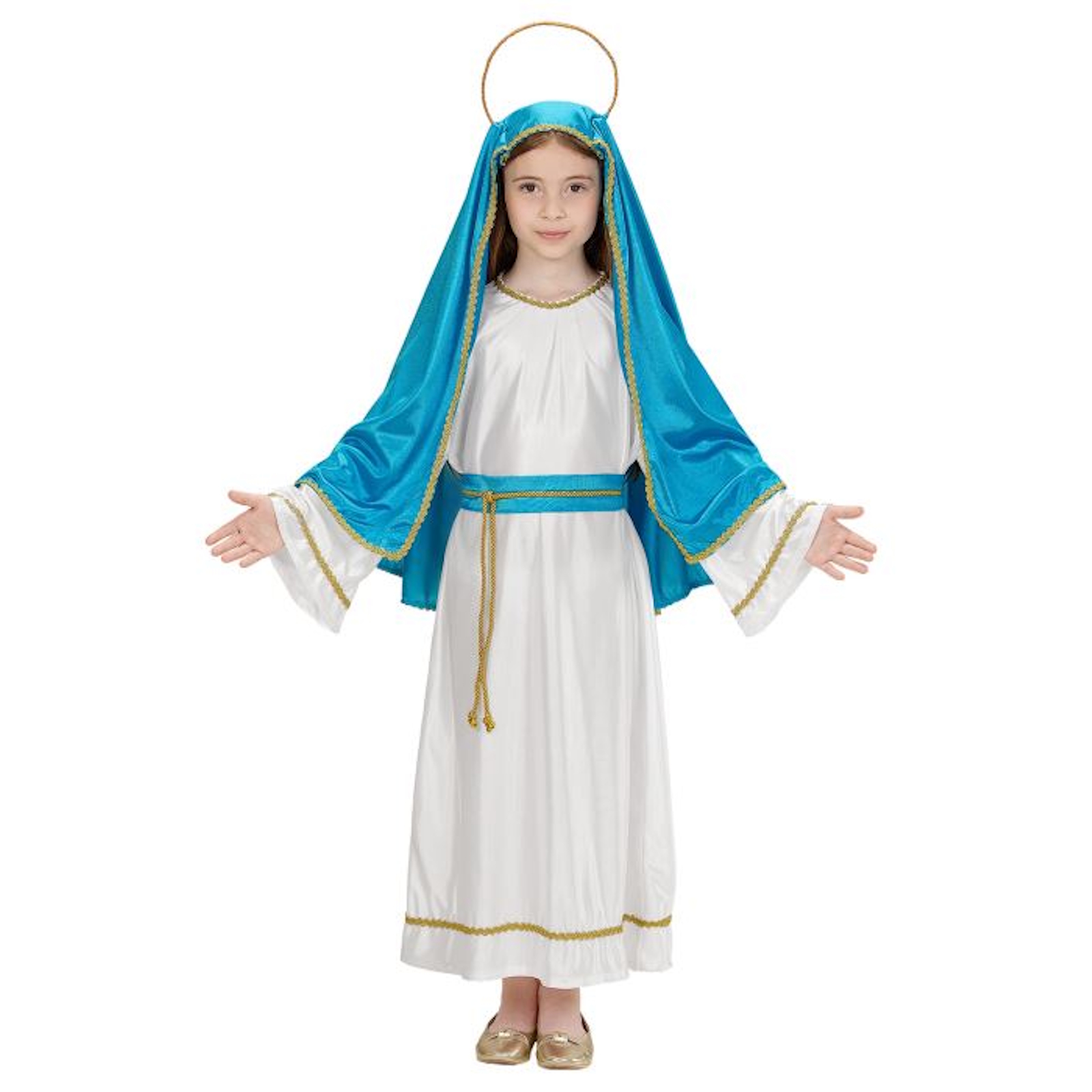 Holy Mary Girls Costume 5-7 Years