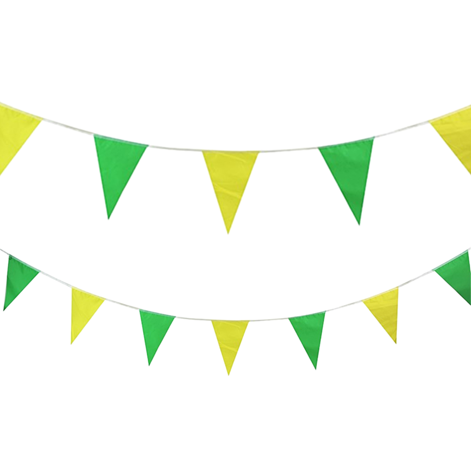Green and Yellow Flag Banner 5m