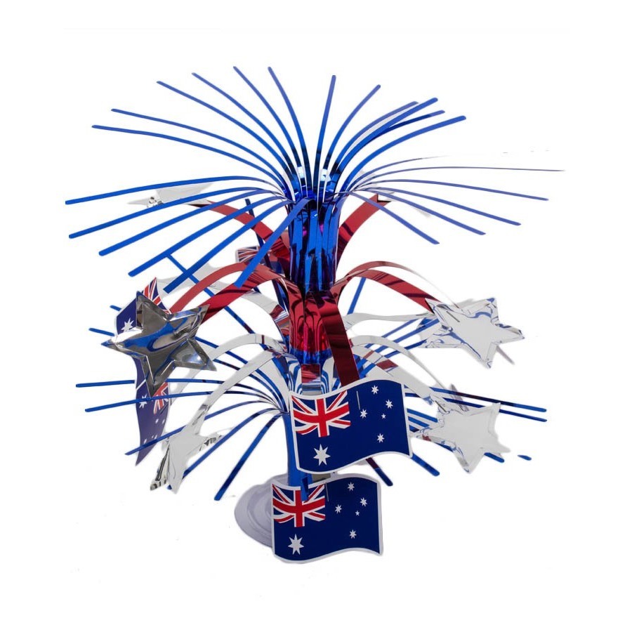 Australian Flag Mini Cascade Centrepiece