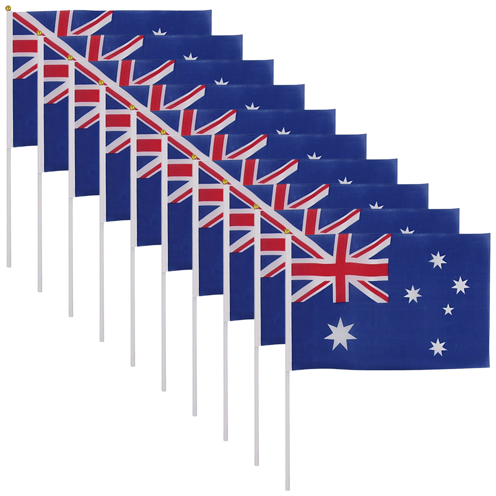 Australian Flags 10cm x 15cm (Pack of 10) 