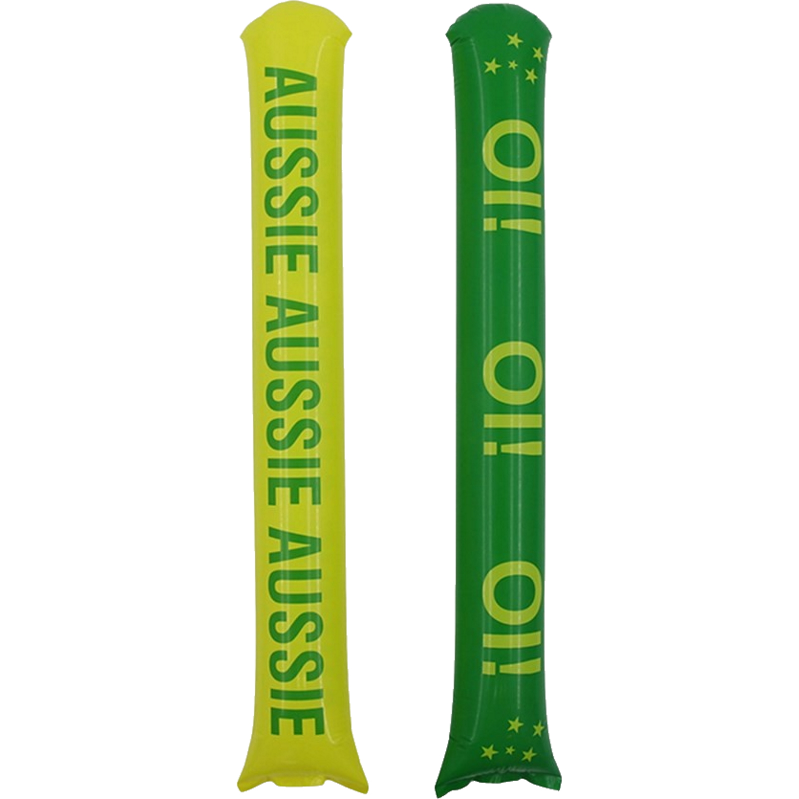 Inflatable Aussie Cheer Sticks (Pack of 2) 