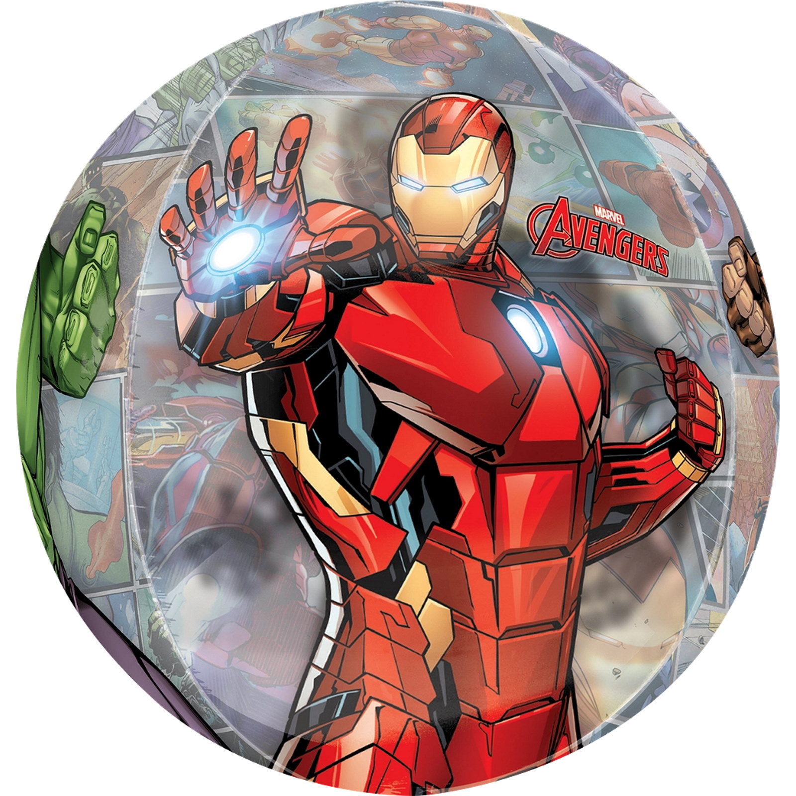 Orbz Marvel Avengers Powers Unite Helium Balloon