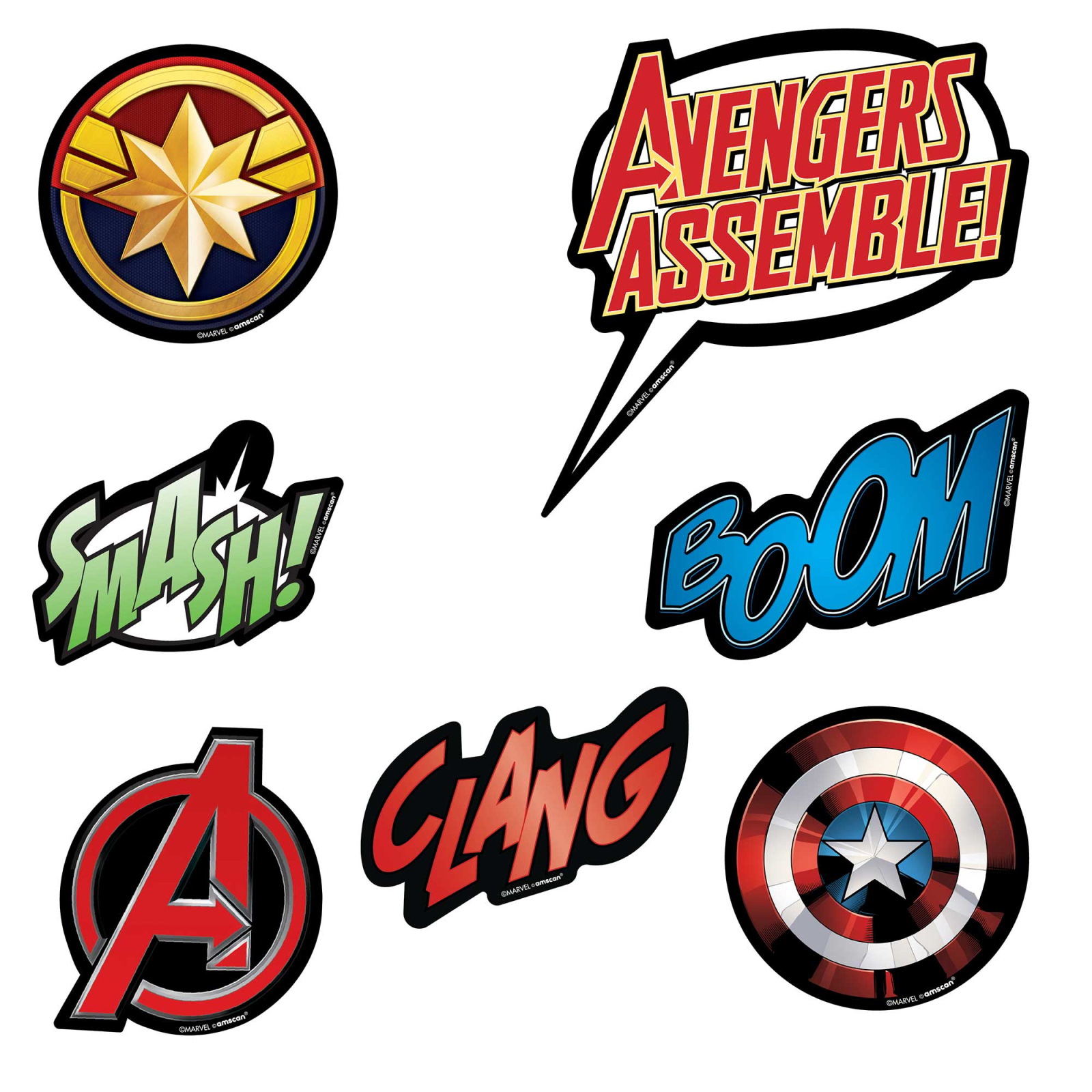Marvel Avengers Powers Unite Decals (Pack of 14)