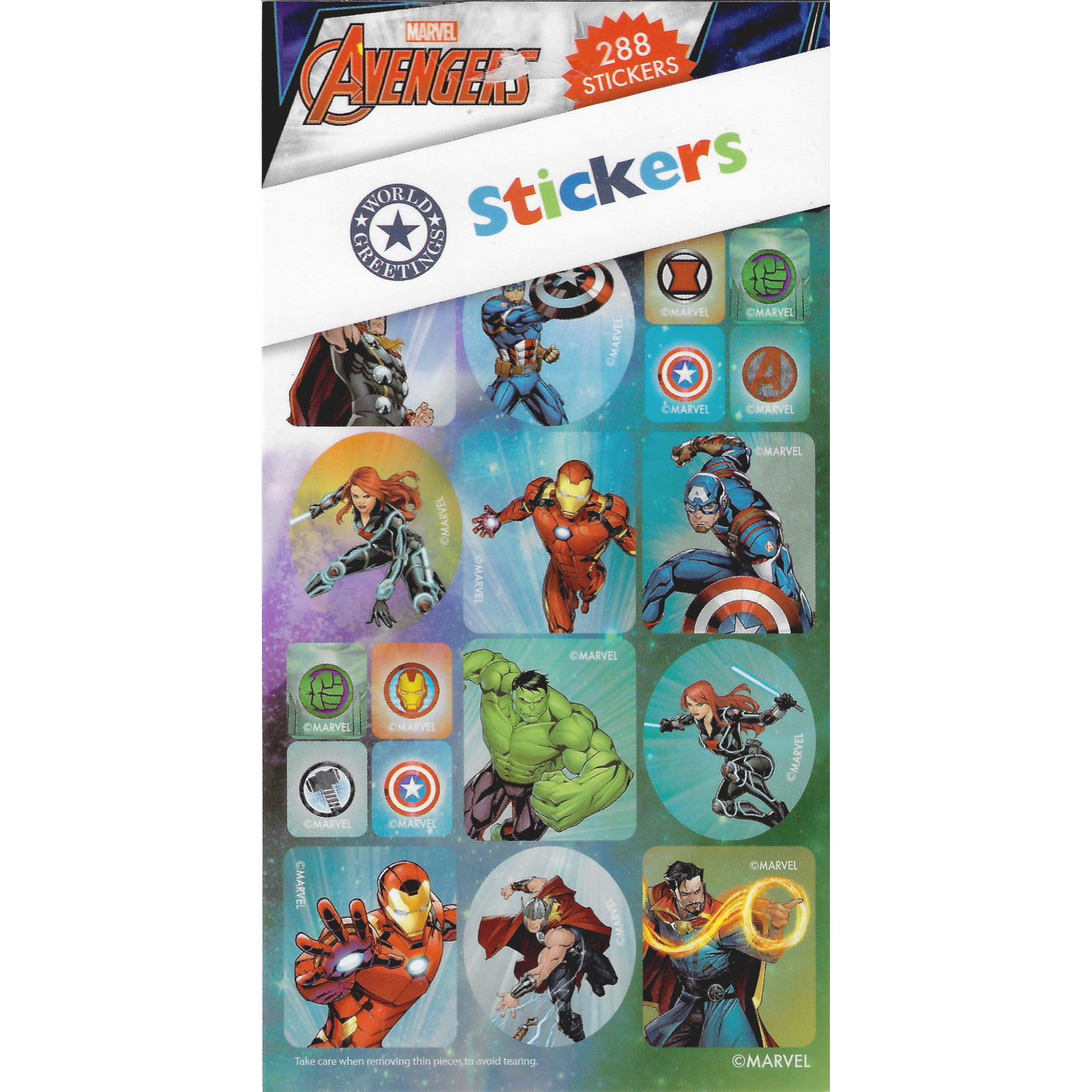 Marvel Avengers Sticker Book (12 Sheets)