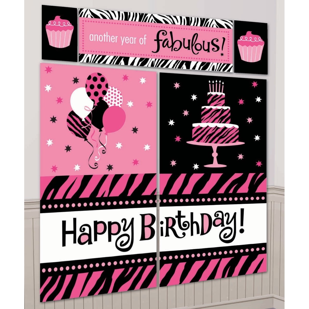 Another Year of Fabulous Scene Setter Wall Decorations