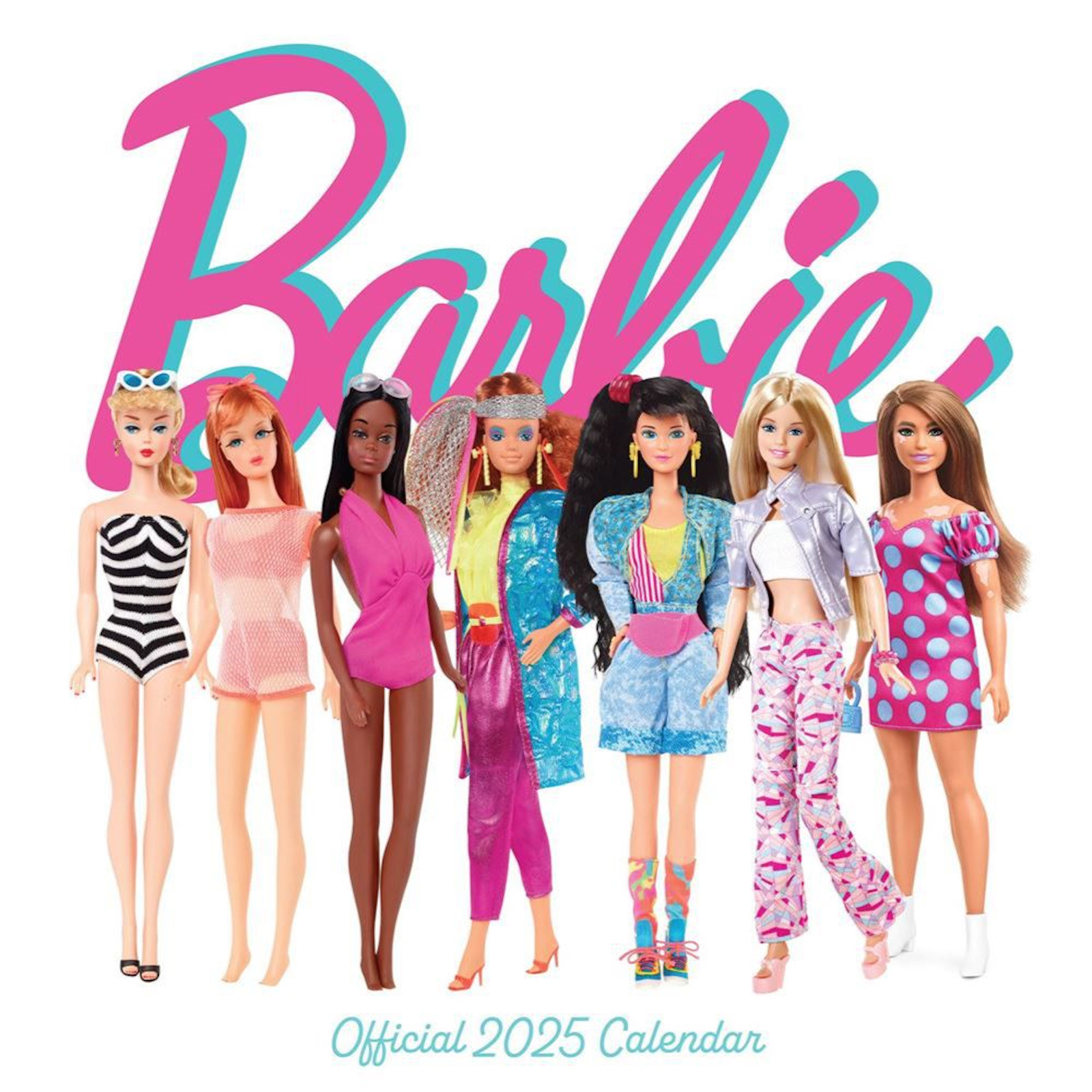 Barbie Retro 2025 Wall Calendar